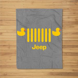 Duck Duck Jeep 7-Slot Grille Fleece Blanket