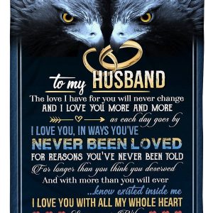 Eagle  Giving Husband I Love You In Ways You’ve Blanket