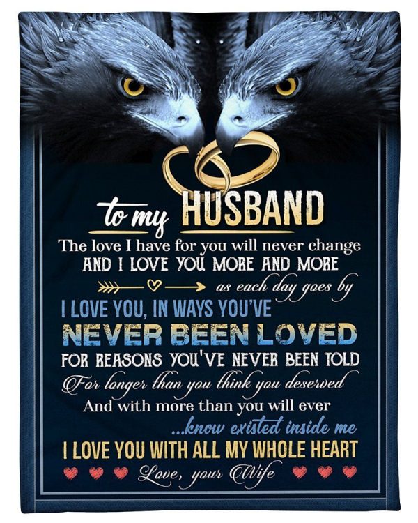 Eagle  Giving Husband I Love You In Ways You’ve Blanket