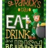 Eat Drink And Be Irish Blanket