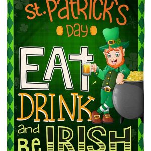 Eat Drink And Be Irish Blanket