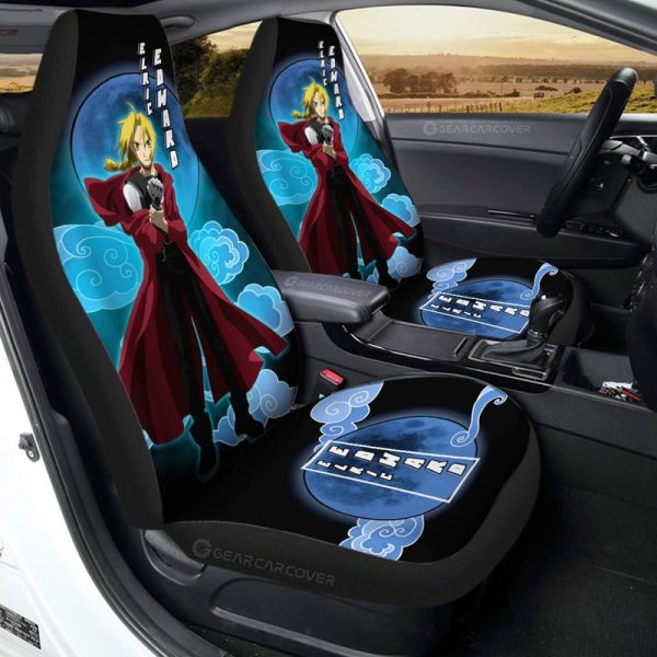 Edward Elric Car Seat Covers Custom Car Interior Accessories