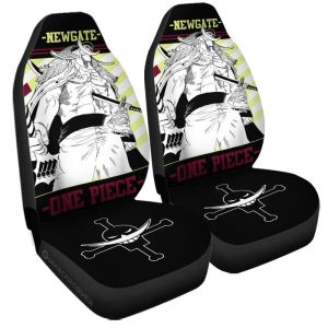 Edward Newgate Whitebeard Car Seat Covers Custom One Piece Anime Car Accessories