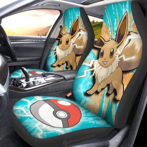 Eevee Car Seat Covers Custom Car Accessories For Fans