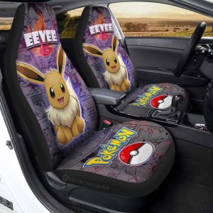 Eevee Car Seat Covers Custom Galaxy Manga Style