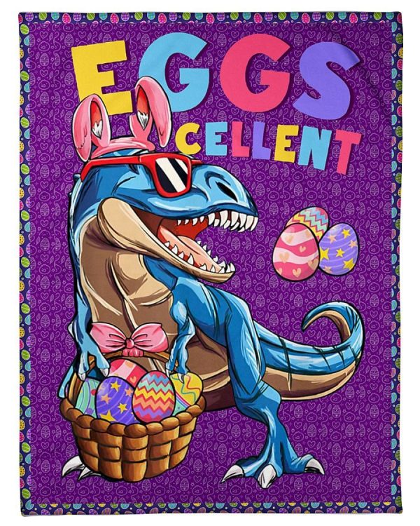 Eggs Cellent Dinosaur Funny Blanket