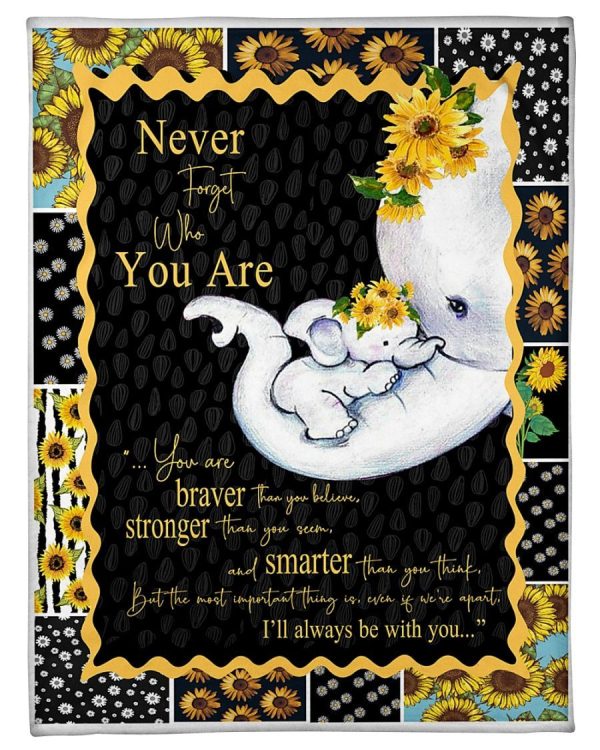 Elephant Never Forget Who You Are Blanket