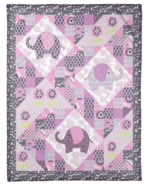 Elephant Pattern Blanket