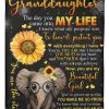 Elephent Lovely Message From Nana For Granddaughters Blanket