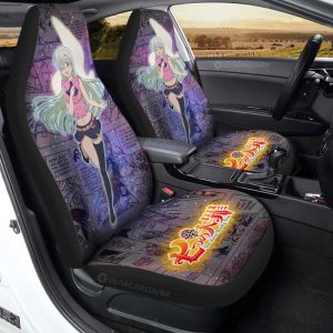 Elizabeth Liones Car Seat Covers Custom Galaxy Manga Style