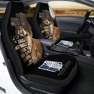 Eren Yeager Quotes Car Seat Covers Custom Car Accessories