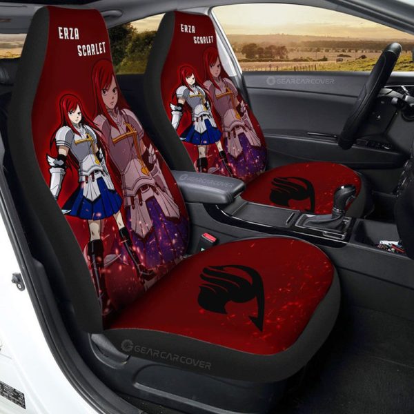 Erza Scarlet Car Seat Covers Custom Car Accessories