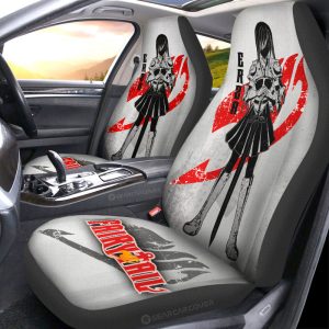 Erza Scarlet Car Seat Covers Custom Fairy Tail Anime Car Accessories