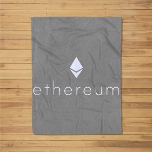 Ethereum Crypto Currency Eth Blockchain Bitcoin Millionaire Fleece Blanket