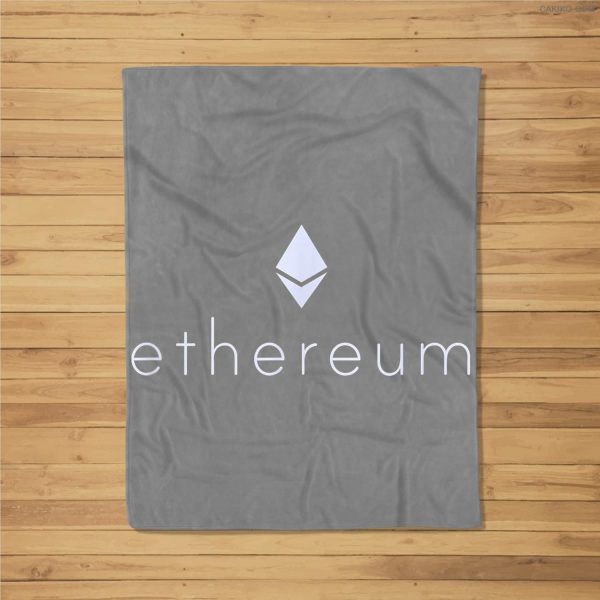 Ethereum Crypto Currency Eth Blockchain Bitcoin Millionaire Fleece Blanket