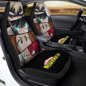 Eyes Car Seat Covers Custom MHA Car Accessories