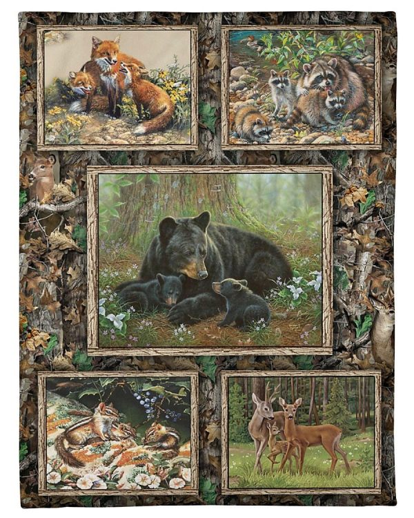 Family Animal Happiness Blanket