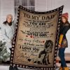 Father  – To My Dad I Love You With All My Heart Forever And Always Be My Loving Father Blanket