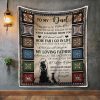 Father  – To My Dad My Loving Father Thank You For The Sacrifices You Make Every Day Pattern Blanket