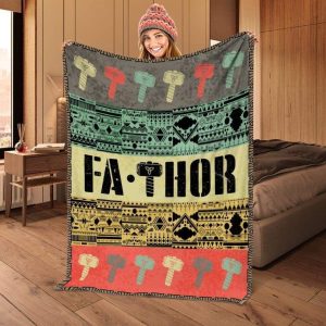 Father’s Day Gift For Dad Fathor Funny Design Blanket