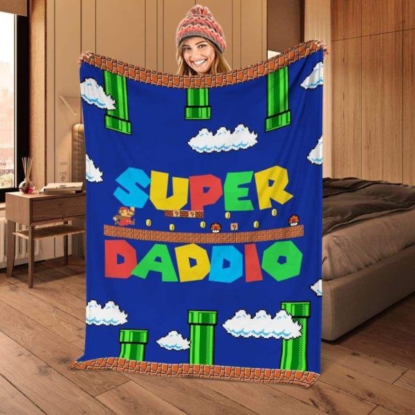 Father’s Day Gift Super Daddio Blanket