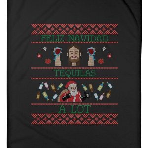 Feliz Navidad Tequila A Lot Christmas Blanket