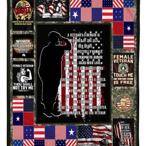 Female Veterans Strength Blanket