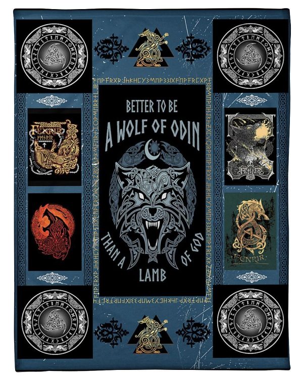 Fenrir Wolf Of Odin Blanket