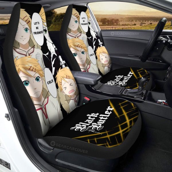 Finnian Car Seat Covers Custom Black Butler Car Accessories