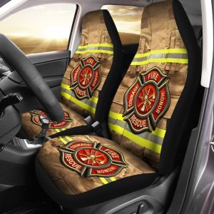 Firefighter Car Seat Covers Custom Uniform Car Accessories