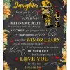 Firefighter Daughter Dad Never Lose Blanket