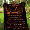 Firefighter  Gift For Son Love You For The Rest Of Mine Blanket