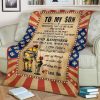 Firefighter Gift For Son Never Forget You Are Alone Blanket