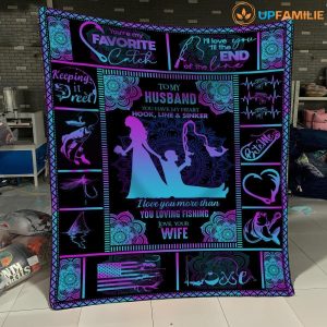 Fishing – Wife To Husband – You Have My Heart – Blanket