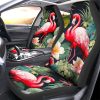 Flamingo Mixed Floral Car Seat Covers Custom Car Accessories