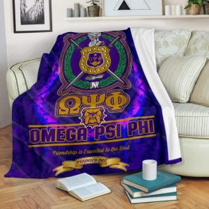 Fleece Blanket Omega Psi Phi