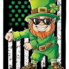 Floss Leprechaun Irish American Blanket