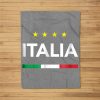 Forza Azzurri Italian Football Soccer Fleece Blanket