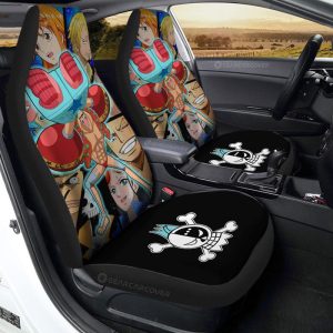 Franky Car Seat Covers Custom One Piece Anime Car Interior Accessories