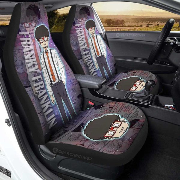 Franky Franklin Car Seat Covers Custom Car Accessories Manga Galaxy Style