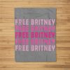 Free Britney Hashtag Vintage Graphic Pop Culture Gift Fleece Blanket