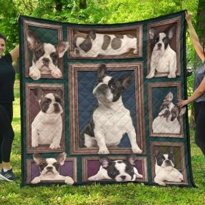 French Bulldog C2 Awesome Quilt Blanket Quilt Blanket