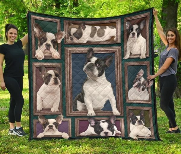 French Bulldog C2 Awesome Quilt Blanket Quilt Blanket