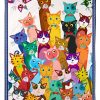 Funny Cute Cat Community Custom Design For Cat Lovers Blanket