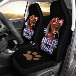 Funny Dog Dachshund Car Seat Covers Custom With Sunglasses