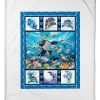 Funny Dolphin Shark Blanket