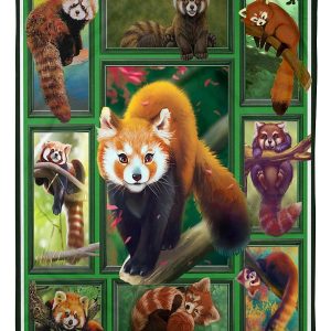 Funny Red Panda Blanket