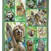 Funny Sloth Art Blanket