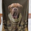 Funny  – Funny Dogs A Big Pitbull Customized Photo Blanket