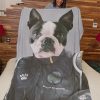 Funny  – Funny Dogs Paw Union Customized Photo Blanket